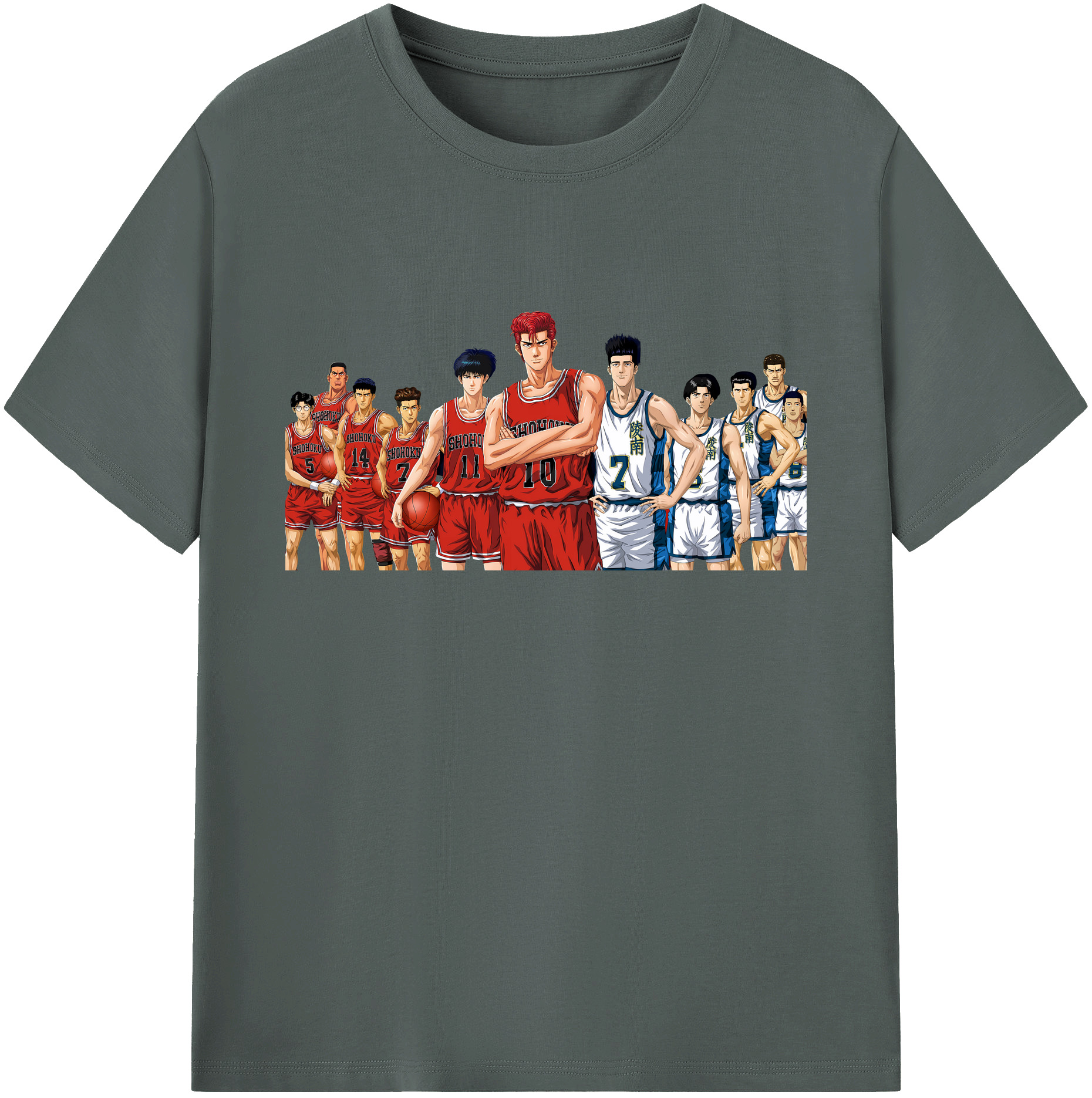 （画像用） SLAM DUNK／スラムダンク 綿100％ メンズ半袖Tシャツ｜肌触りやわらか＆通気性